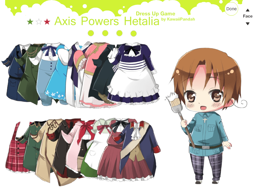 Hetalia Dress Up Game Ver. 2