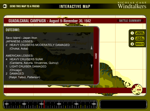 Windtalkers - Interactive Map
