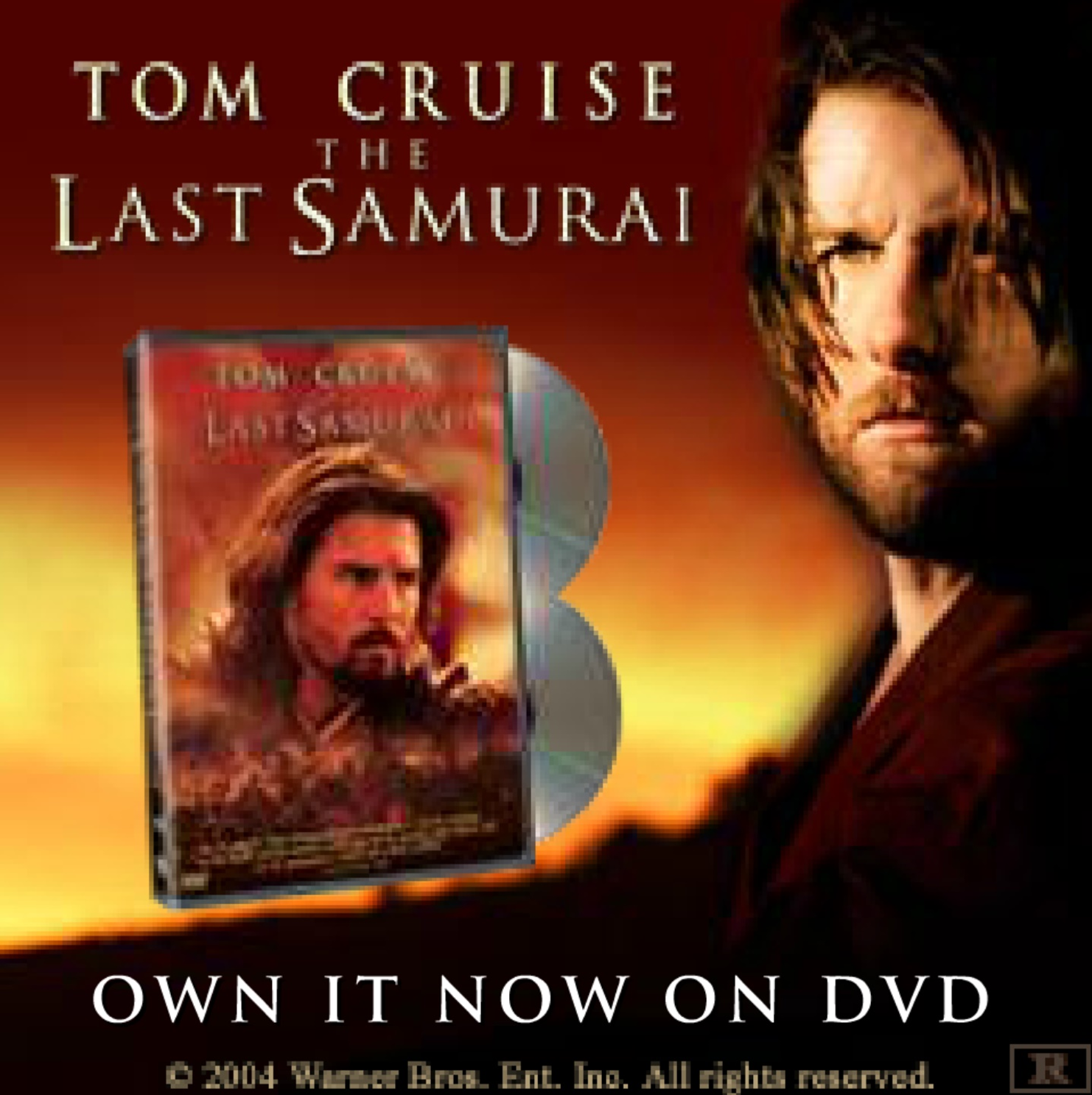 The Last Samurai: Own It Now On DVD Banner Ad