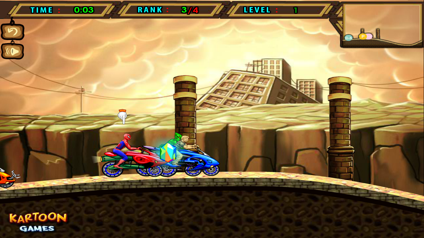 Spiderman Hills Racer