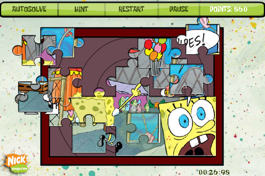 SpongeBob SquarePants: Jigsaw Puzzles