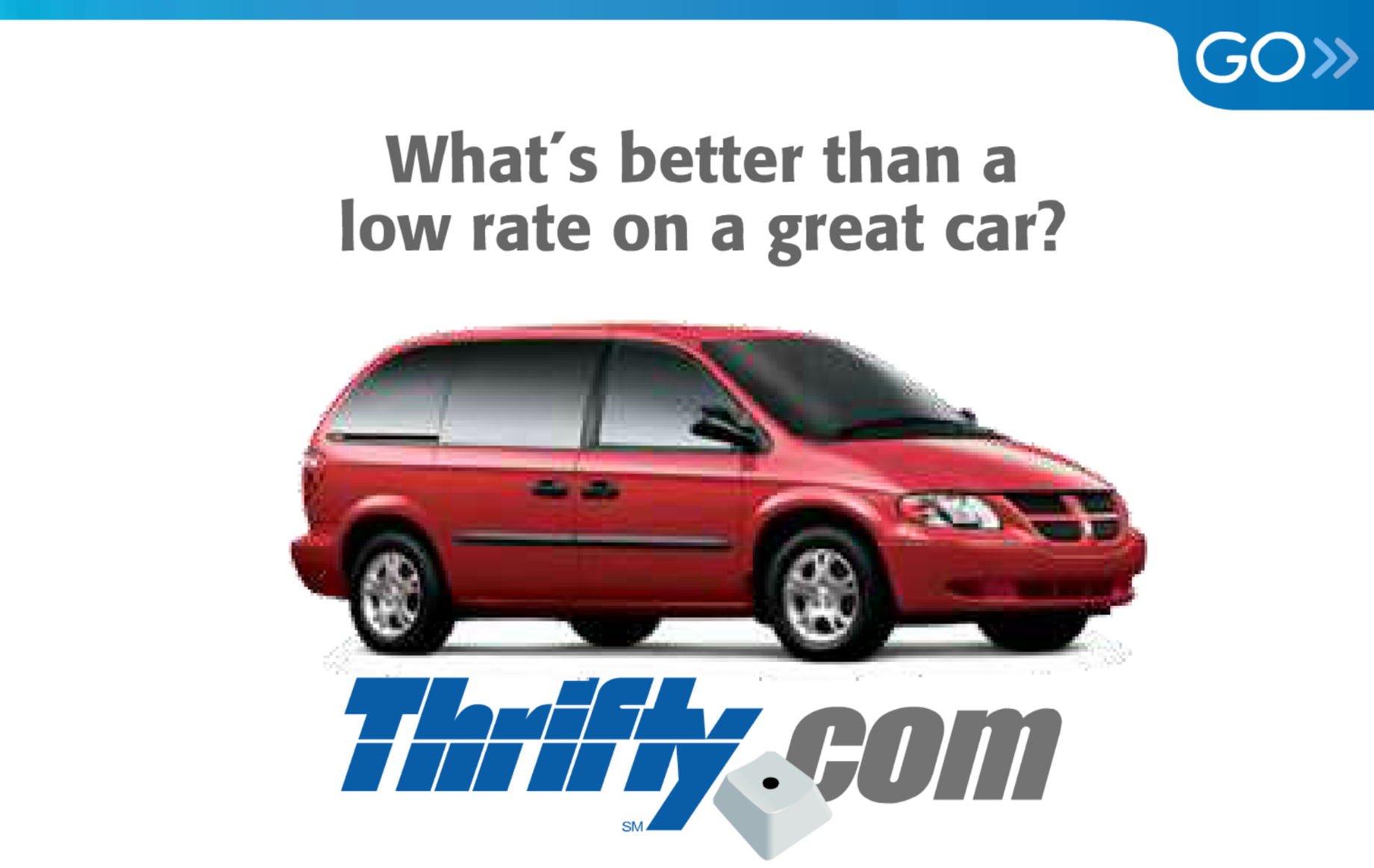 Thrifty.com Banner Ad