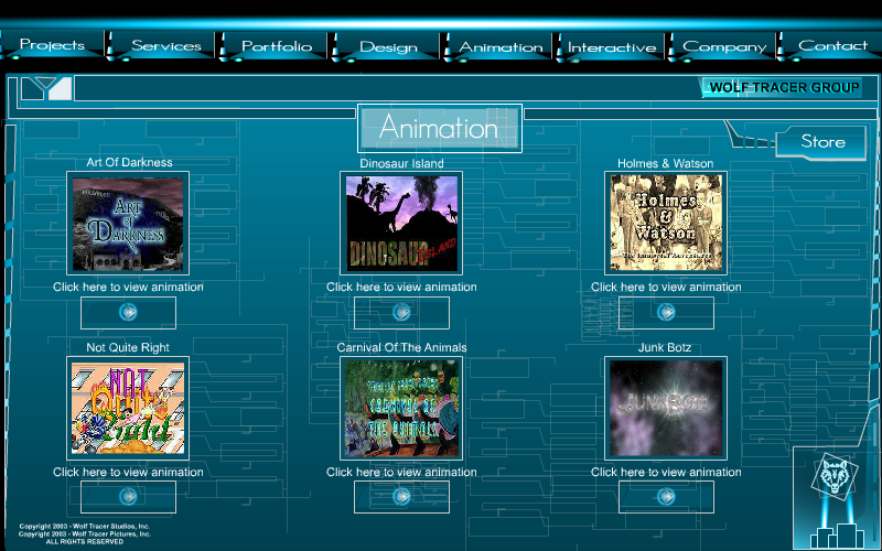 Wolf Tracer Group Microsite