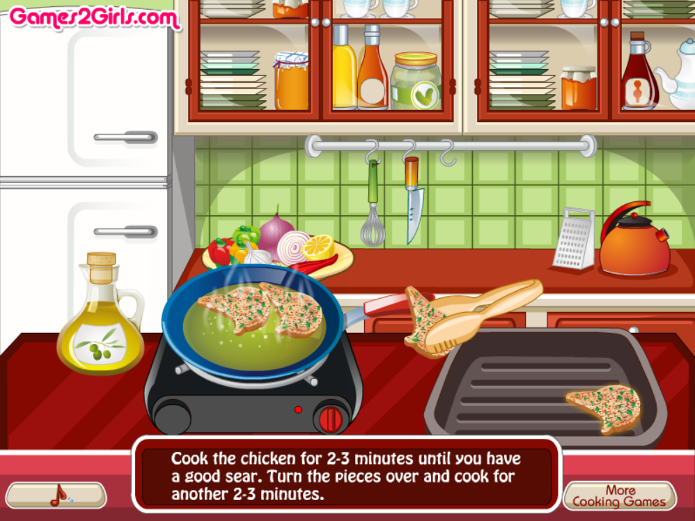 Cooking Frenzy: Chicken Fajitas