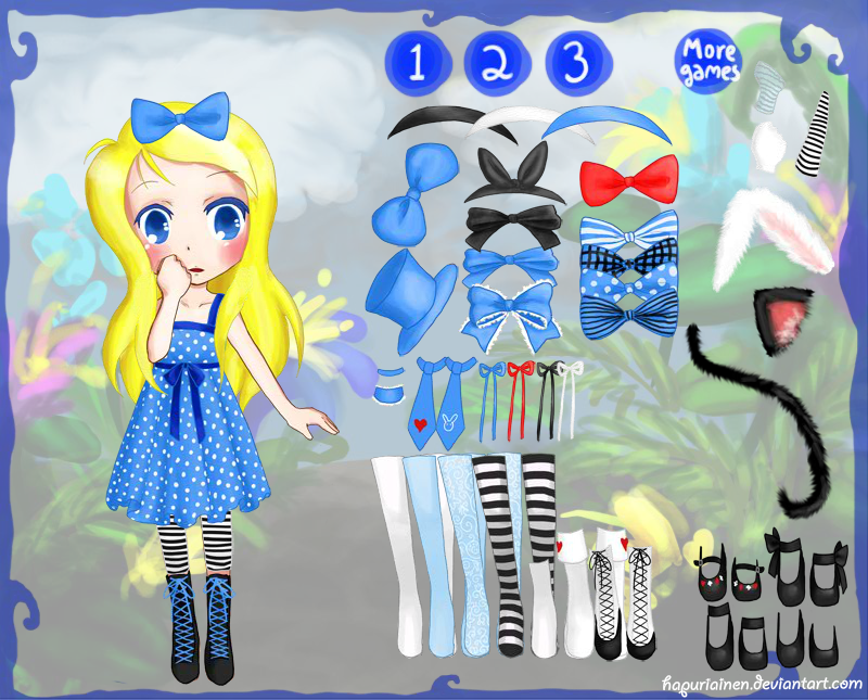 Alice in Wonderland Dress Up