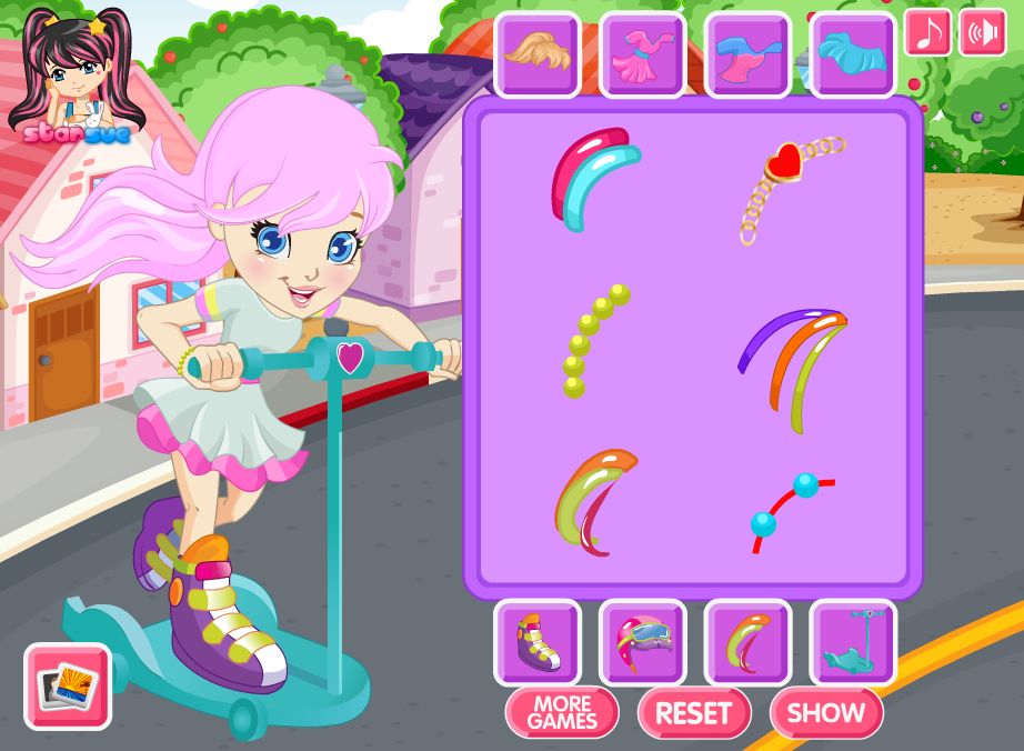 Polly Pocket Scooter Racer