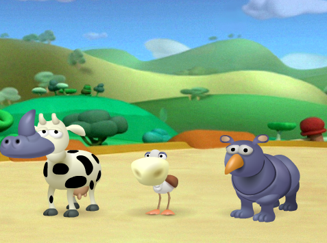 The Animal Mix-Up Game Starring Felix & the Flying Machine