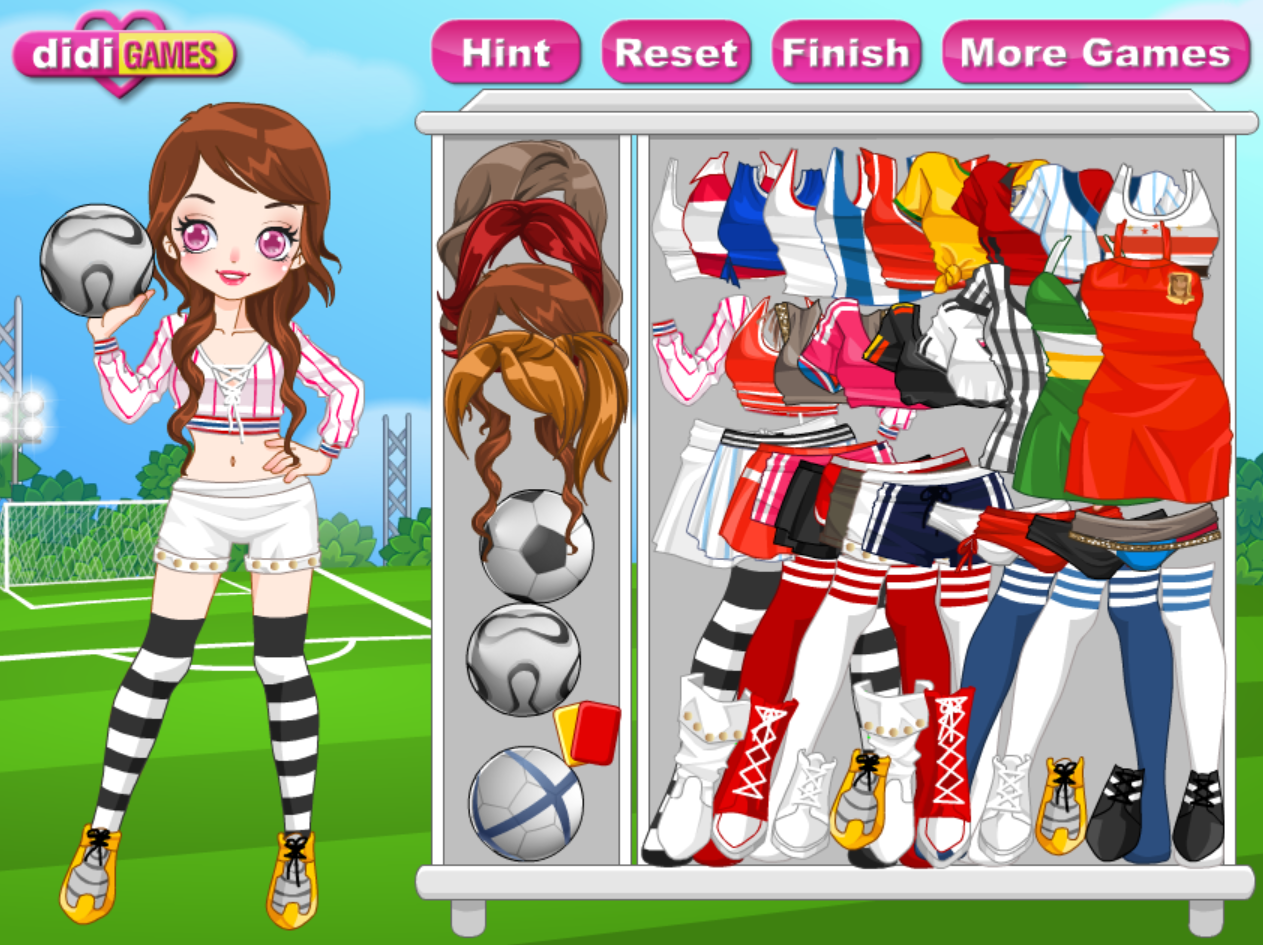 Football Baby Dress Up Game