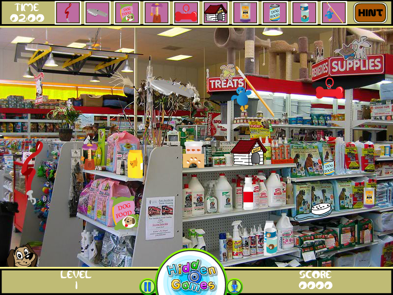 Hidden Objects - Pet Shop