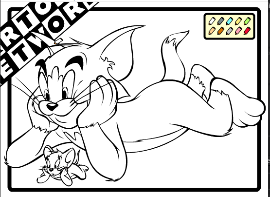 Tom & Jerry: Color In