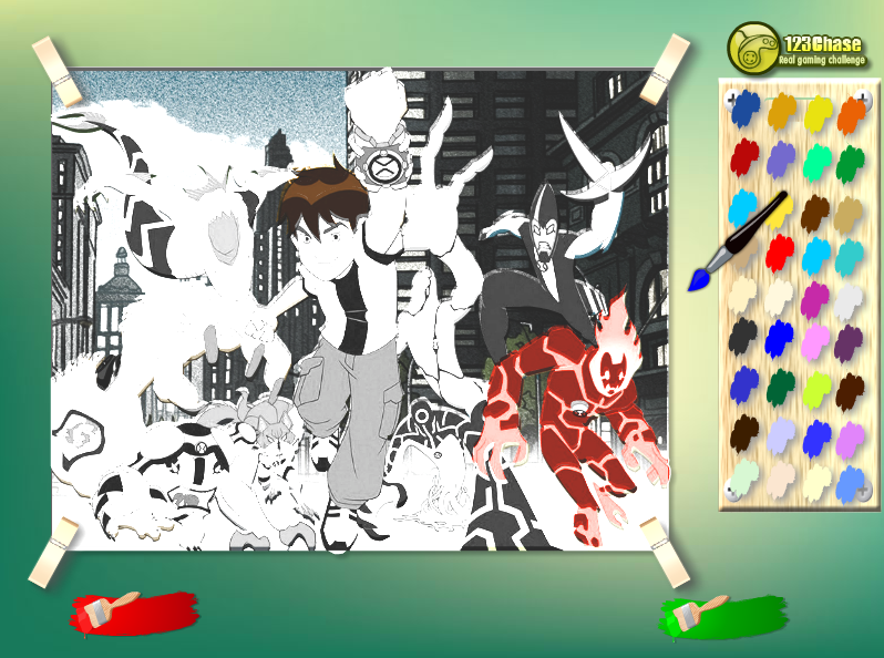 Ben10 Kids Coloring