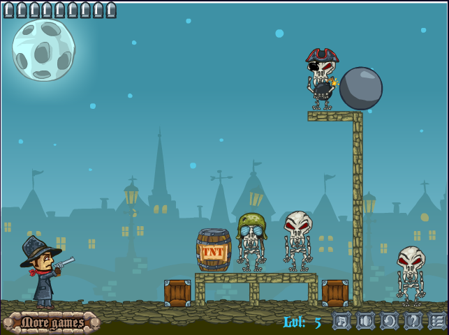 Van Helsing vs Skeletons