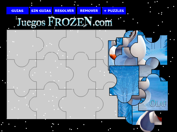 Puzzle: Olaf sin cabeza