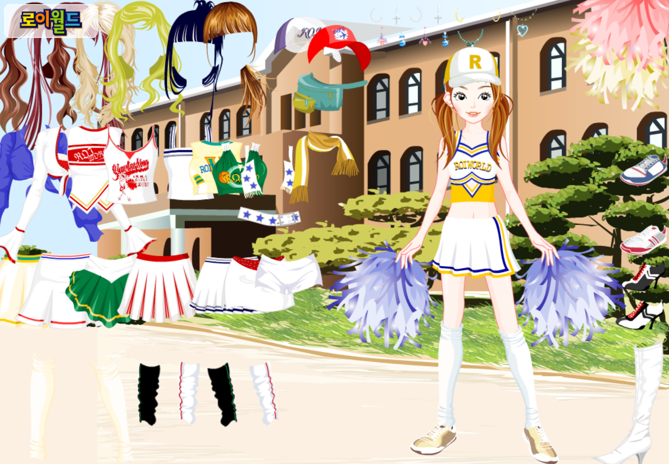 Roiworld Cheerleader Dressup