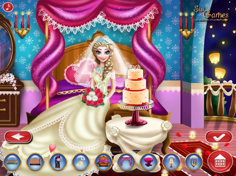 Elsa Wedding Honey Room