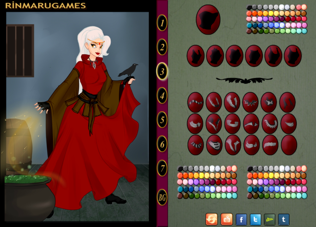 Wicked Witch Dress Up Game