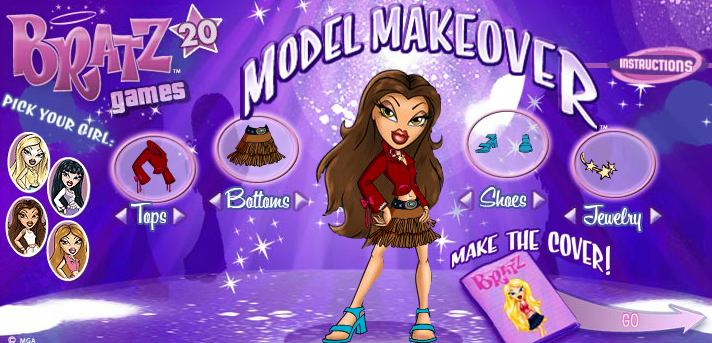 Bratz Model MakeOver