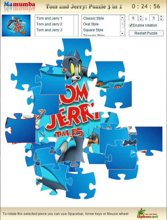 Tom and Jerry: Puzzle 3 in 1