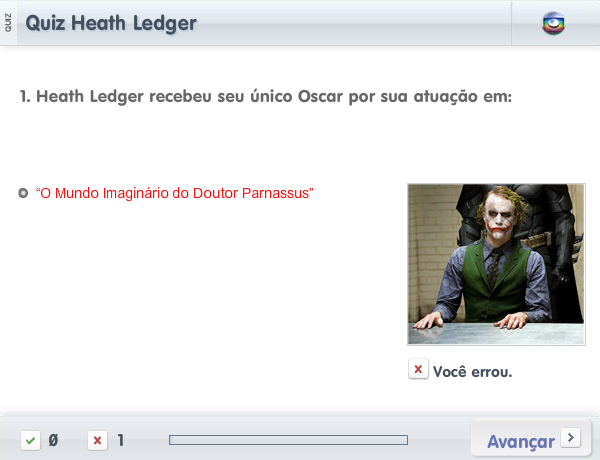 Quiz Heath Ledger