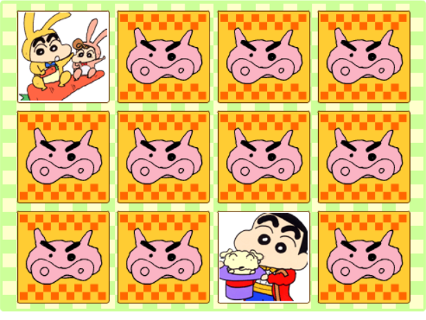 クレヨンしんちゃん　絵あわせゲーム