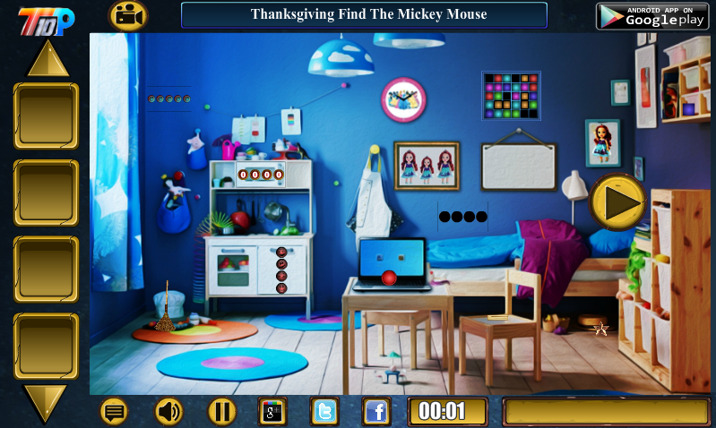 Thanksgiving Find The Mickey Mouse