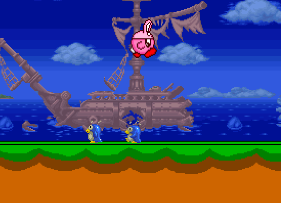 Bunny Kirby vs Penguin Pirates