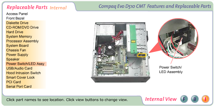 d510 CMT Part Locator