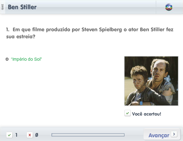 Quiz Ben Stiller