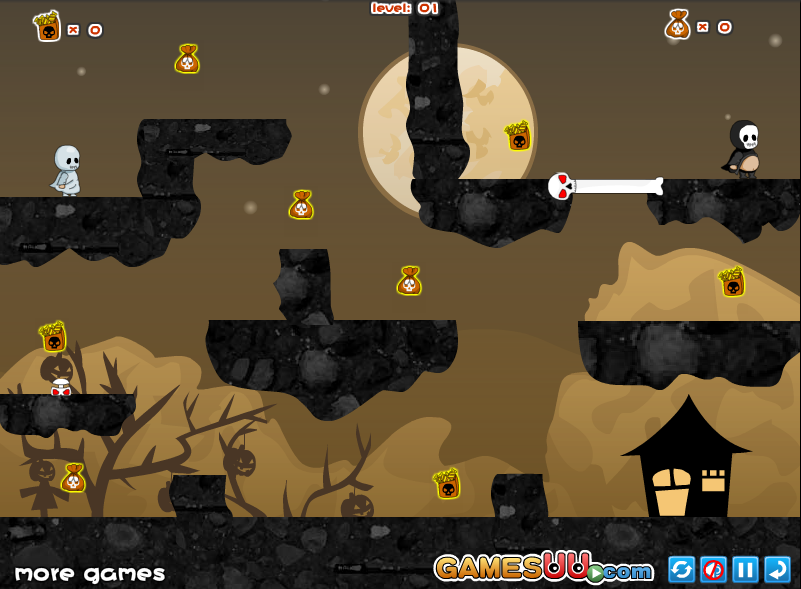 Bad Boy And Cute Girl Halloween