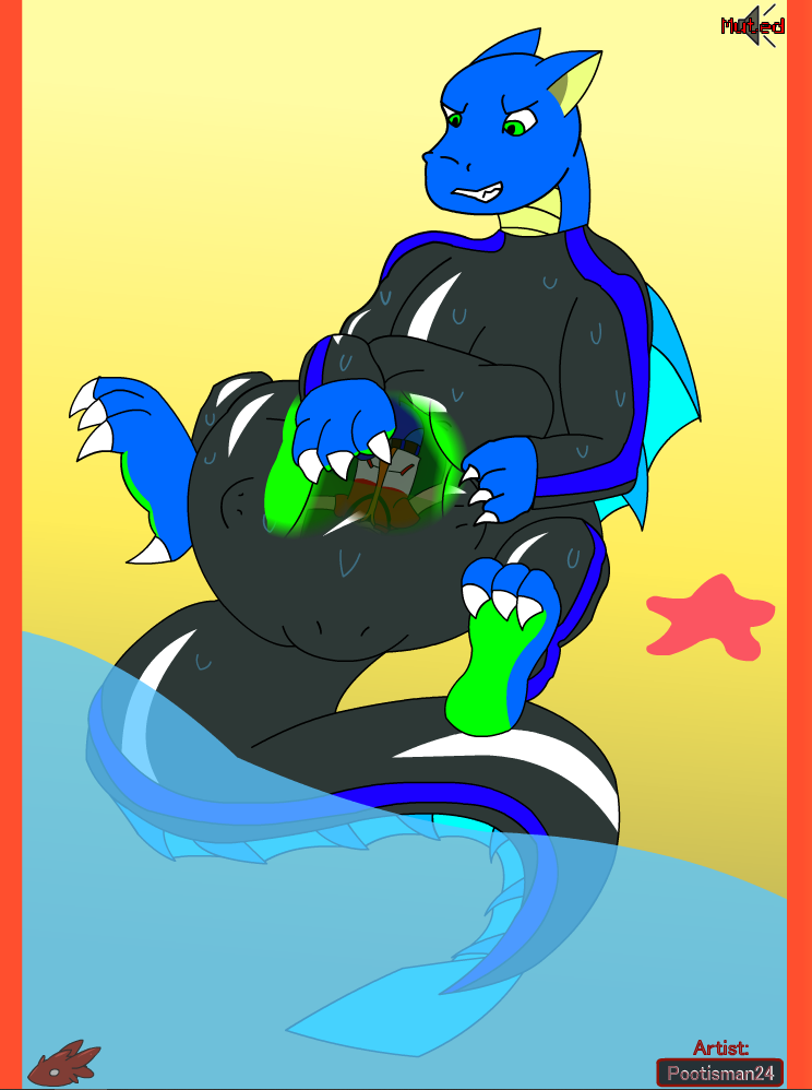 Snack After a Swim - Pootisman24 (x-ray)