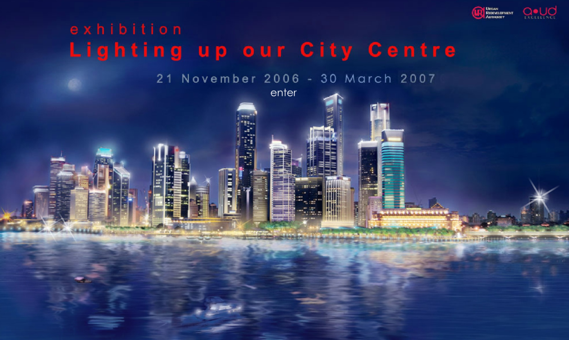 Lightning Up Our City Center Exhibition Website Intro (Singapore)