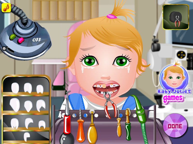 Baby Juliet At The Dentist