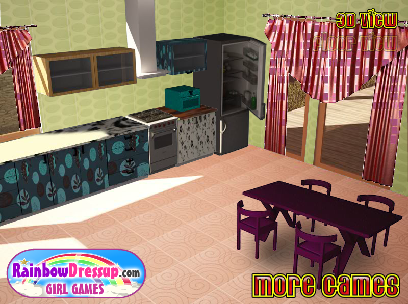 3D Kitchen Decoration