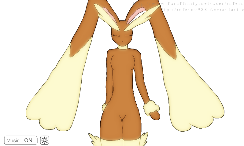 Lopunny walk cycle