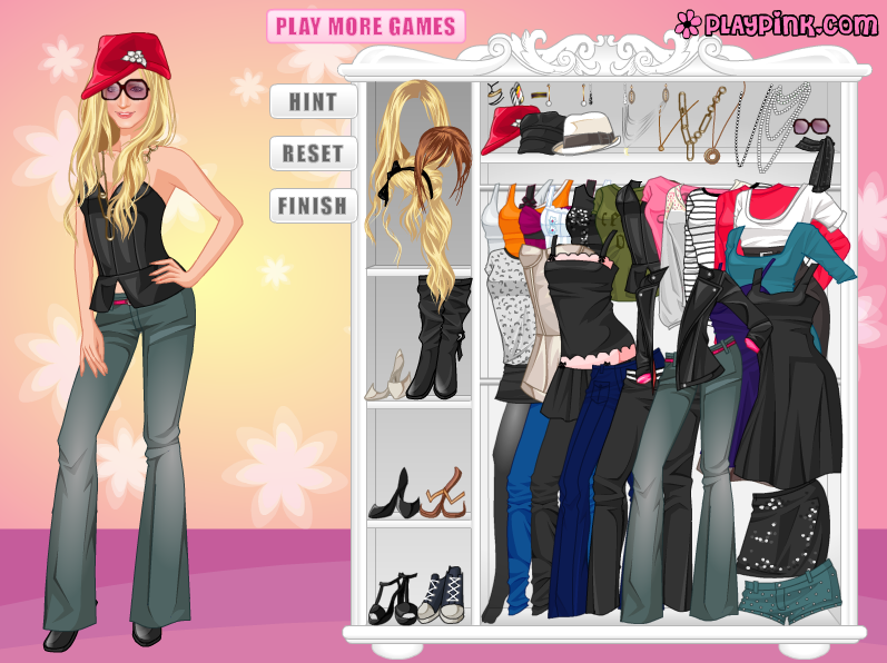 Ashlee Simpson Dress Up Game