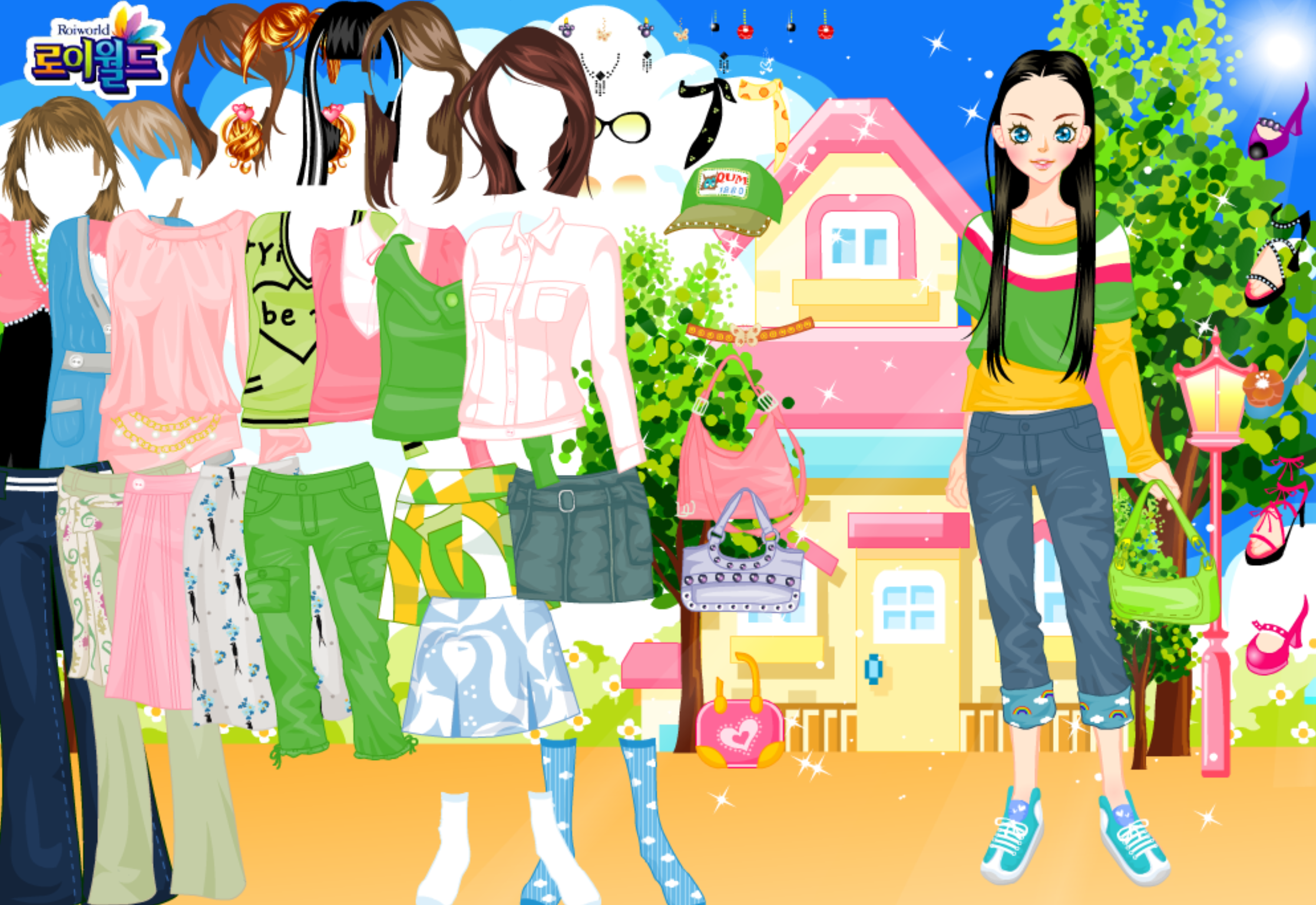 Roiworld Afternoon Stroll Dressup