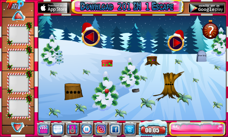 New Year Find The Gift Box