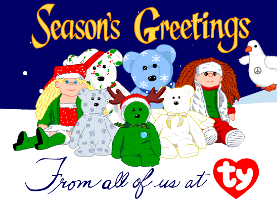 Ty 2002 Holiday Greetings