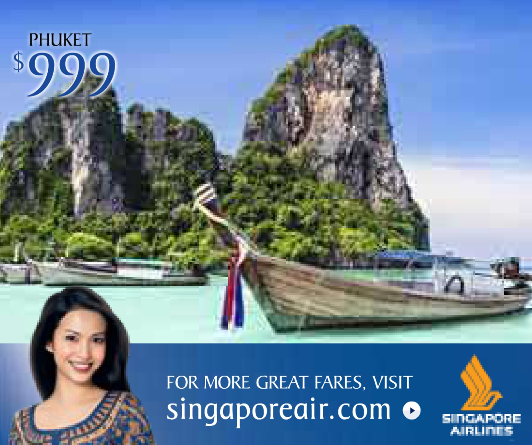 Singapore Airlines 2015 Banner Ads