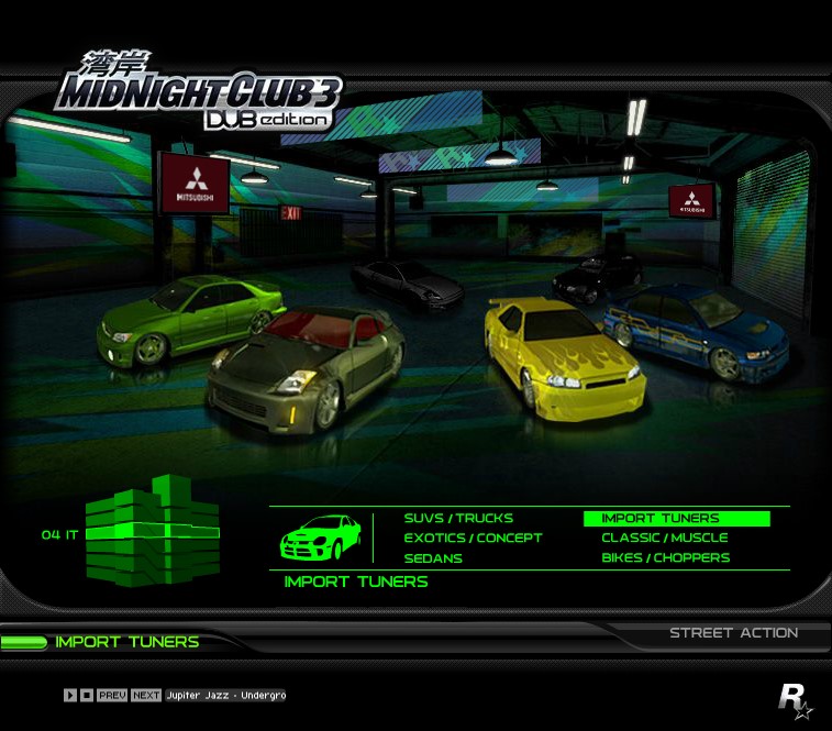 Midnight Club 3 DUB Edition Microsite