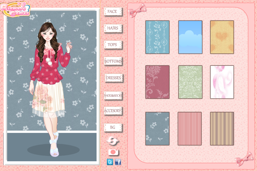 284Modern Princess Dress Up Game