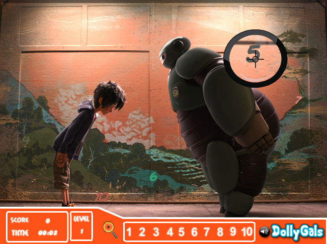 Big Hero 6: Spot The Numbers