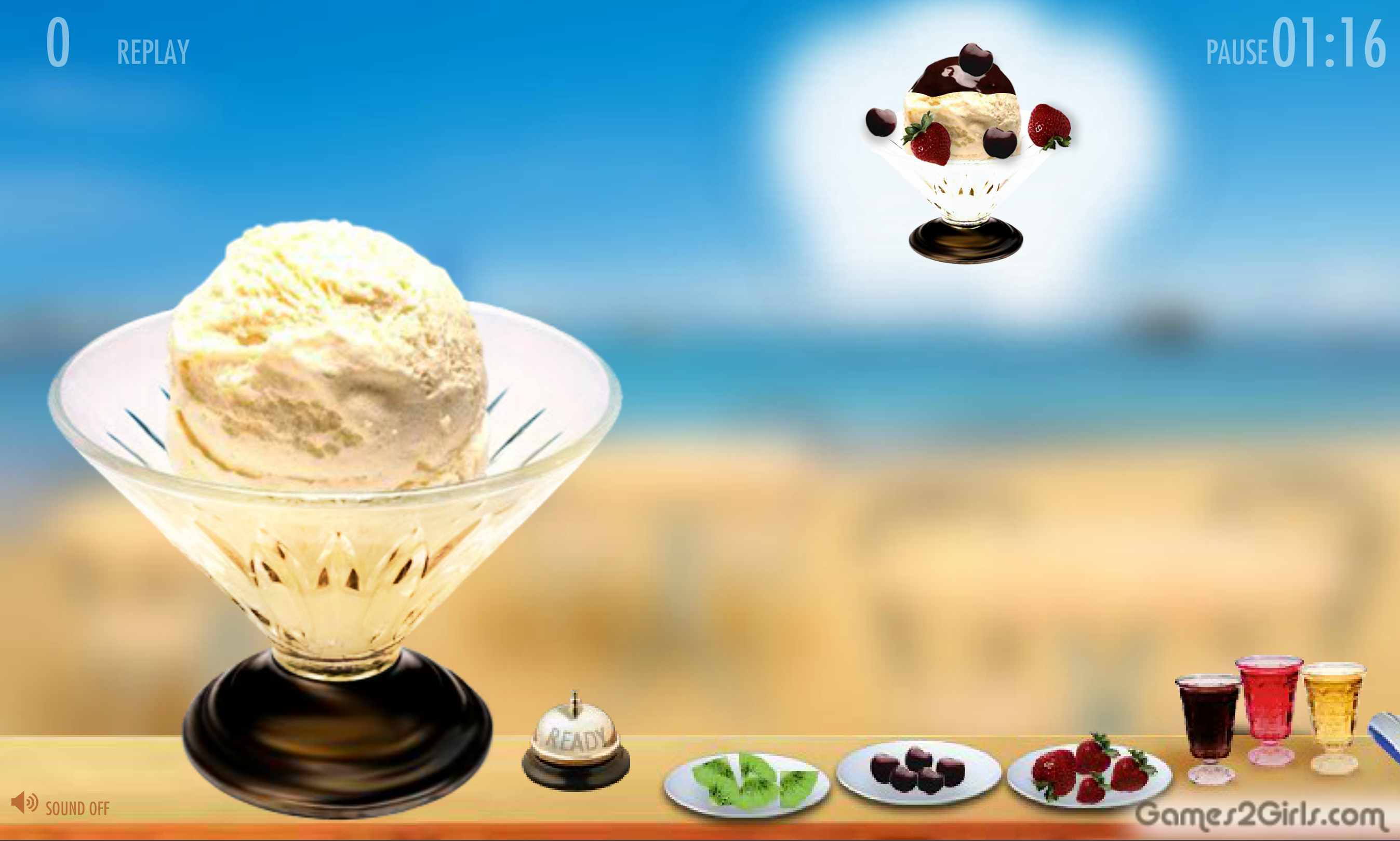 Beach ice cream