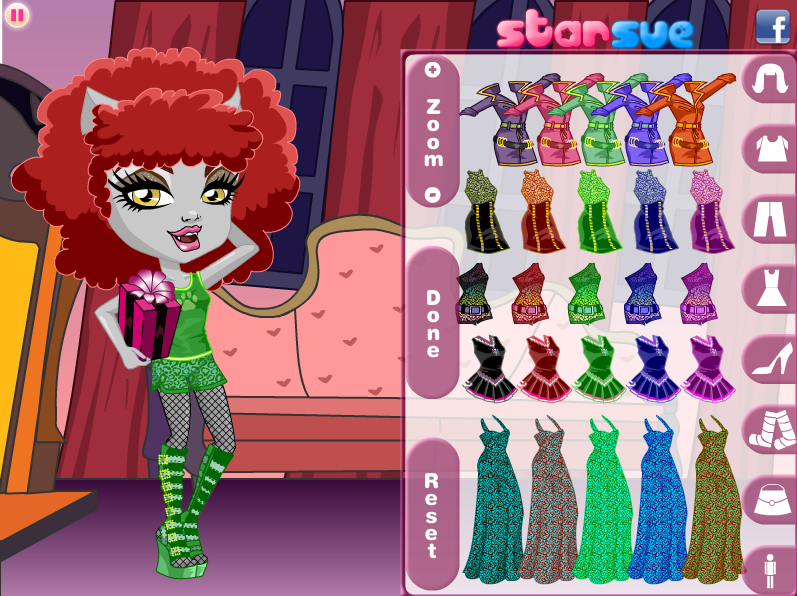 Monster High: Chibi Clawdeen Wolf Dress Up