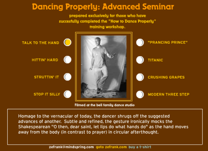 Dancing Properly: Advanced Seminar