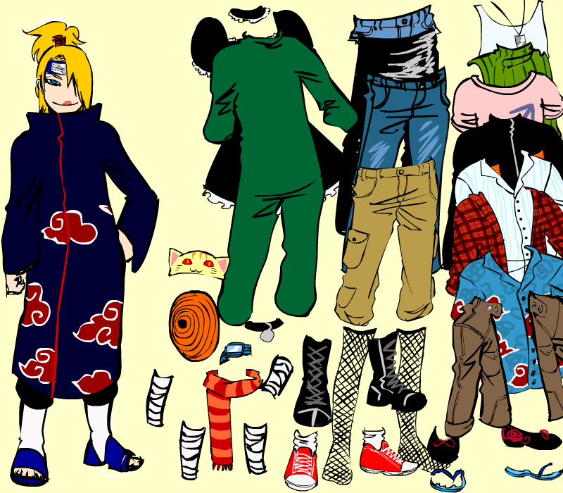 Dress up Deidara