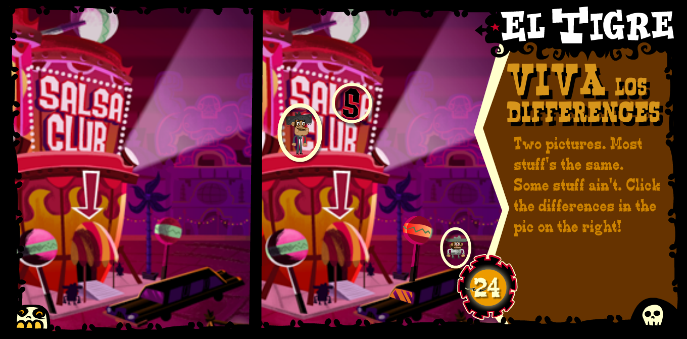 El Tigre: Viva Los Differences