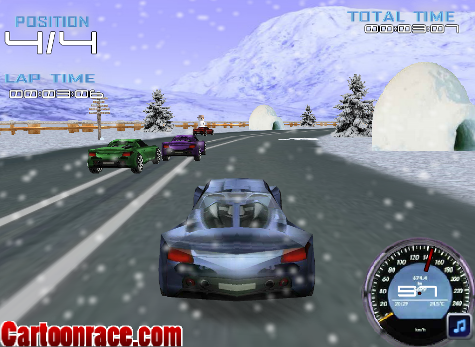 3D Winter Race