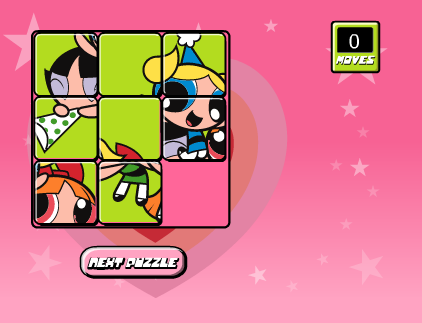 The Powerpuff Girls: Slide Puzzle