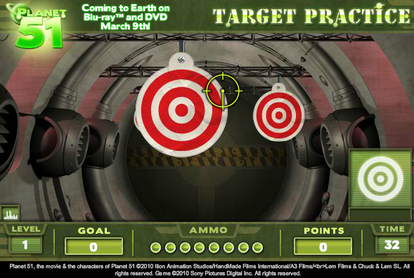 Planet 51: Target Practice